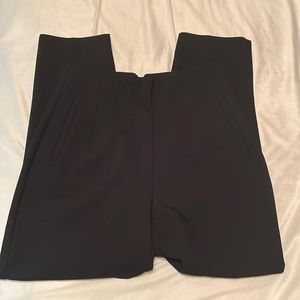 Zara High Waisted Black Cropped pants